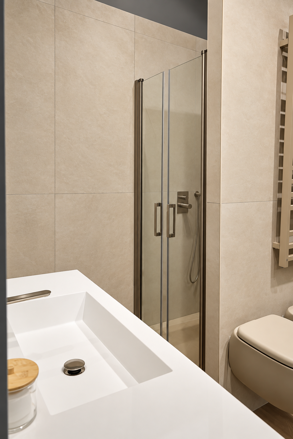 doccia e lavabo